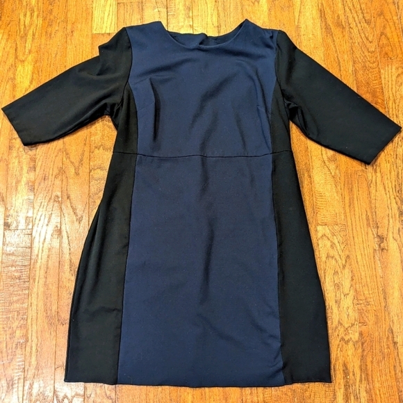 Talbots form fitting colour block Sheath dress, plus size 20W - Picture 4 of 12